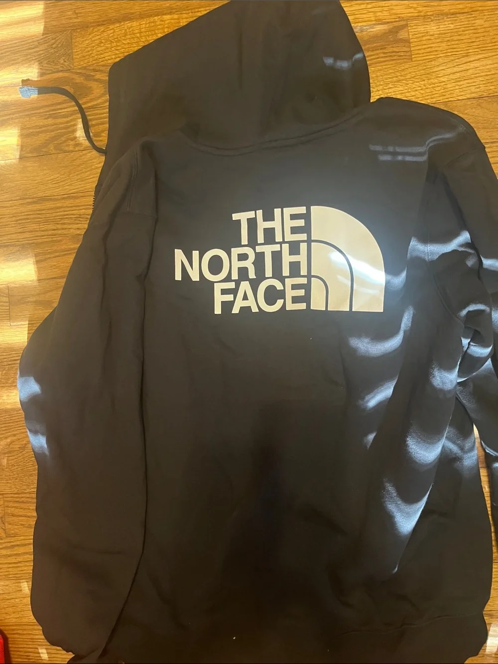 The North Face Men’s Black Hoodie Jacket with Chest Logo
